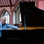 Paul Fox tuning a Bosendorfer piano